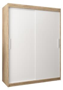 Zondo.hr Ormar za garderobu 150 cm Toki (hrast sonoma + bijela mat). Akcija -16%. 1064828