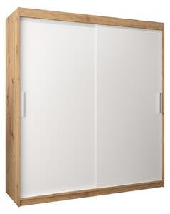 Zondo.hr Ormar za garderobu 180 cm Toki (hrast artisan + bijela mat). Akcija -17%. 1064839