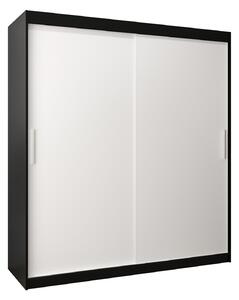 Zondo.hr Ormar za garderobu 180 cm Toki (crna mat + bijela mat). Akcija -17%. 1064835