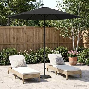 Vrtni suncobran 230 x 230 cm Poliester Pravokutni Antracit - Antracit / 230 x 230 cm