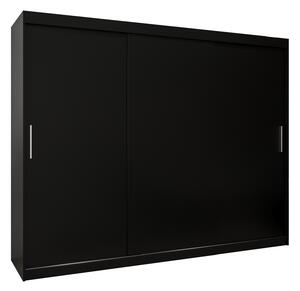 Zondo.hr Ormar za garderobu 250 cm Toki (crna mat + crna mat). Akcija -18%. 1064864