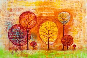 Tapeta stabla u bojama jeseni