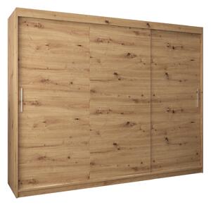 Zondo.hr Ormar za garderobu 250 cm Toki (hrast artisan + hrast artisan). 1064869