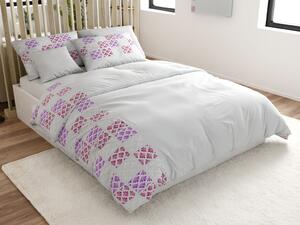 Posteljina od mikrosatena VELLARI, svijetlosiva Dimenzije posteljine: 70 x 90 cm | 140 x 200 cm
