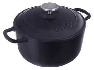 Lonac od lijevanog željeza s poklopcem prikladni za indukcijsko kuhalo 3,3 l LITINA SMALT – Orion