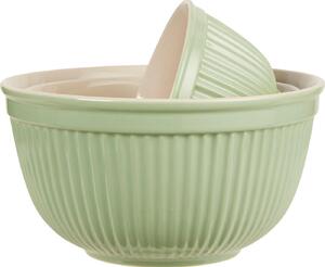 Zelene keramičke zdjele MYNTE WASABI, set 3 kom
