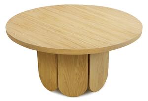 Okrugli stolić s pločom u dekoru hrasta 78x78 cm Soft - Woodman
