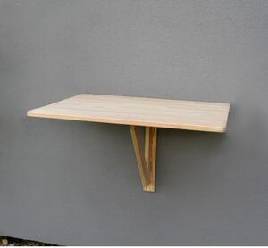 Vrtni zidni stol od borovine 79x59 cm - Rojaplast