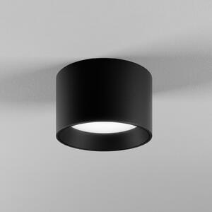 Egger Licht DLS Downlight Ringo crna Ø 12,6 cm Alu IP54 3,000 K, prigušiva, Crno, kupaonica, Metal