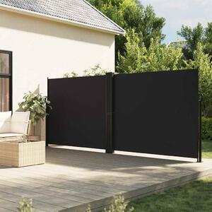 Bočna tenda na uvlačenje crna 160 x 1200 cm - Crna / 160 x 1200 cm