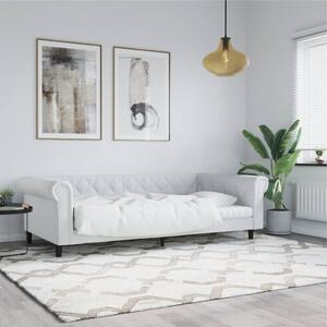 Dnevni krevet bijeli 90 x 200 cm od umjetne kože - Bijela / 90 x 200 cm