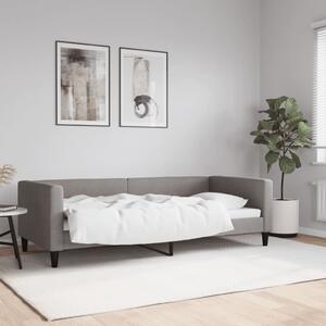 Dnevni krevet smeđesivi 90 x 200 cm od tkanine - Tupe / 90 x 200 cm