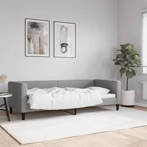 Dnevni krevet svjetlosivi 80 x 200 cm od tkanine - Siva / 80 x 200 cm