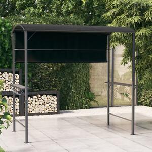 Sjenica s krovom 220 x 110 x 200 cm antracit - Antracitno siva / N/A