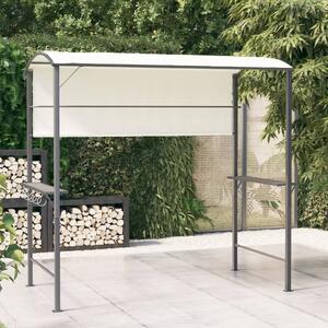 Sjenica s krovom 220 x 110 x 200 cm krem - Krema / N/A
