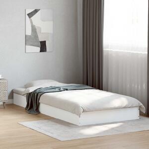 Okvir kreveta za pod Bijela 80 x 200 cm Konstruirano drvo - Bijela / 80 x 200 cm