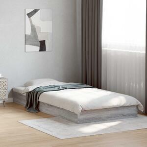 Okvir kreveta za pod Siva Sonoma 80 x 200 cm Konstruirano drvo - Siva / 80 x 200 cm