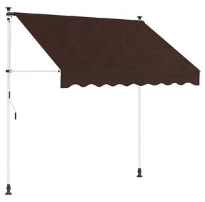 Ručno sklopiva tenda Smeđa 150 cm - Smeđa / 150 cm