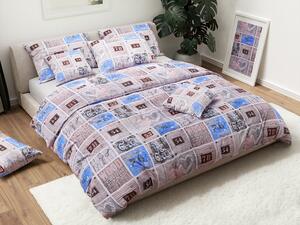 Pamučna posteljina STREET LOVERS siva Dimenzije posteljine: 70 x 90 cm | 140 x 200 cm