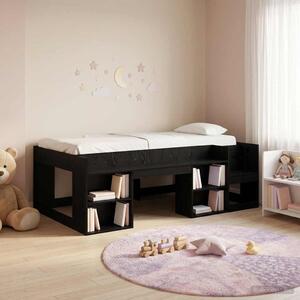 Krevet za djecu s ladicama Crni hrast 75 x 190 cm - Smeđa / 75 x 190 cm