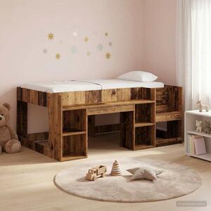 Krevet za djecu s ladicama Staro drvo 80 x 160 cm - Smeđa / 80 x 160 cm
