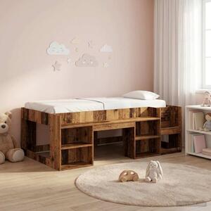 Krevet za djecu s ladicama Staro drvo 90 x 200 cm - Smeđa / 90 x 200 cm