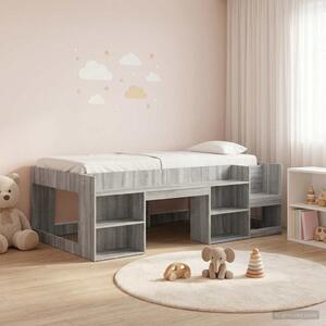 Krevet za djecu s ladicama Siva Sonoma 80 x 200 cm - Siva / 80 x 200 cm