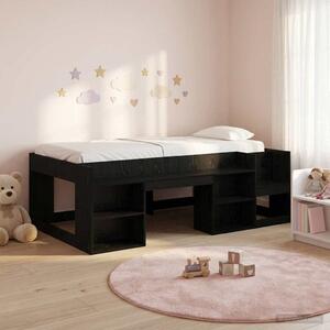 Krevet za djecu s ladicama Crni hrast 90 x 200 cm - Crna / 90 x 200 cm