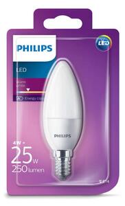 LED svijeća Philips E14/4W/230V - CANDLE mliječno staklo
