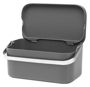 Tamno siva kanta za bio otpad 1,8 l SinkSide – Brabantia