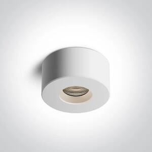 STROPNA LED SVJETILJKA BIJELA 7W 3000K 230V 500lm DIMABILNA DM12107VA/W/W
