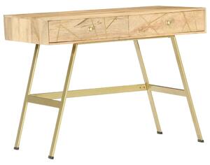 VidaXL Pisaći stol s ladicama 100 x 55 x 75 cm masivno drvo manga