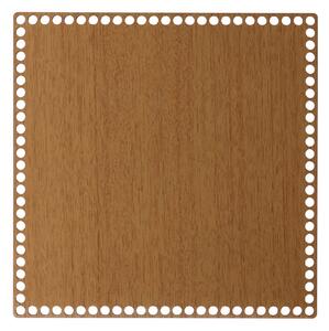 ATMOWOOD Drveno dno/poklopac za košaru - kvadratni hrast Odaberite varijantu: 13x13 cm