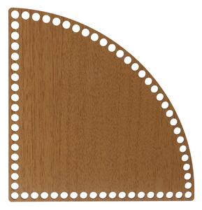 ATMOWOOD Drveno dno/poklopac za košaru - okruglo rezani hrast Odaberite varijantu: 15x15 cm