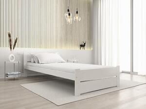 Krevet IKAROS DOUBLE 90 x 200 cm, bijeli Podnica: Sa lameliranom podnicom, Madrac: Bez madraca