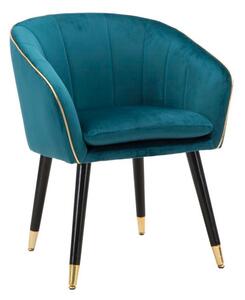 Mauro Ferretti Fotelja Paris teal/gold cm 62x58x78