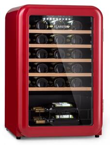Klarstein Vintage 49 Uno, hladnjak za vino, 110 l, 49 sp., 4-22 °C, Retro