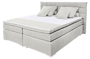 BOXSPRING KREVET 140/200 cm siva
