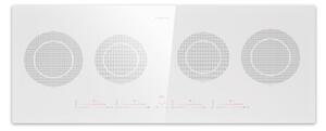 Klarstein Masterzone Slim Round, indukcijska ploča za kuhanje, maks. 7200 W, ugradbeni, 4 zone