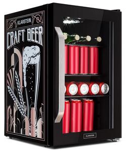 Klarstein Beersafe 70 Craft Beer Edition, hladnjak, 70 litara, staklena vrata, nehrđajući čelik