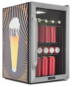 Klarstein Beersafe 70 Birra Edition, hladnjak, 70 litara, 3 police, staklena vrata, nehrđajući čelik