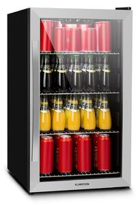 Klarstein Beersafe 4XL, hladnjak, za napitke, 124 L, 0-10 ° C, staklo, G, nehrđajući čelik