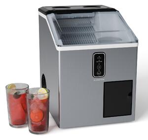 Klarstein Bullet Ice ledomat, 15 kg leda dnevno, Bullet & drobljeni led, Nehrđajući čelik