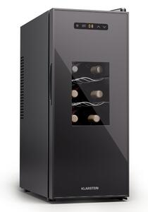 Klarstein Silent Vino 12 Uno Slim, hladnjak za vino, 30 l / 12 boca, 5-18 °C, na dodir