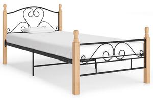 Okvir kreveta crni metalni 90 x 200 cm - Crna / 90 x 200 cm