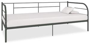 Okvir za dnevni ležaj sivi metalni 90 x 200 cm - Siva / 90 x 200 cm