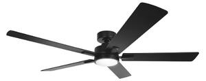 Aigostar-LED Prigušivi str. ventilator LED/20W/230V 2700-6500K 132cm+DU crna