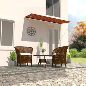 Tenda na uvlačenje 300 x 150 cm narančasto-smeđa - Šarena / 300 x 150 cm