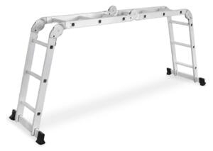 JAKS Zglobne aluminijske ljestve 4 x 3 prečke