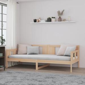 Dnevni ležaj od masivne borovine 90 x 190 cm - Smeđa / 90 x 190 cm